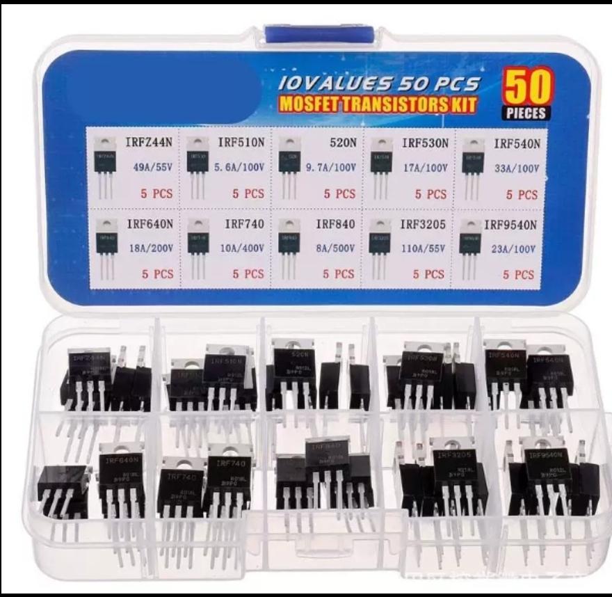 MOSFET ტრანზისტორების ნაკრები (TO-220)